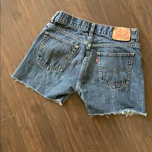 Vintage Levis 505 cutoff shorts